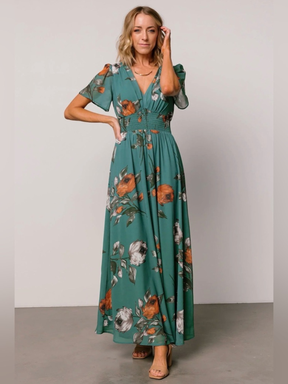 Baltic Born Birdie Eucalyptus Dress